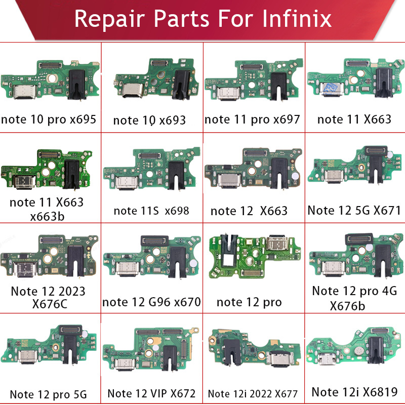 Charging Port Flex - USB-oplaadpoort flexkabel connector voor Infinix Note