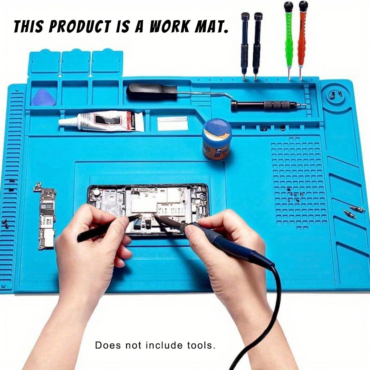Een hittebestendige siliconen  - Electronics Repair Workbench recensie en prijs